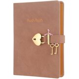  DNEVNIK S KLJUČEM CRTE 160L HUSH-HUSH MARKER ROZI 1333 | Shoptok.si