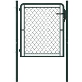 vidaXL Vrtna vrata čelična 100 x 100 cm zelena | shoptok.hr