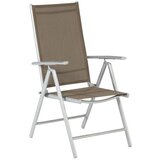 Gardenson Set Zložljivih Vrtnih Stolov Amalfi, 2 Kos, Rjavosiva | Shoptok.si