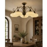 Brilagi Plafonski luster MOLLERO 5xE27/15W/230V prečnik 84 cm bronza/patina | Eponuda.com