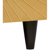  Kava Stol Crna i zlatna 80 x 50 x 40 cm Konstruirano drvo | shoptok.hr