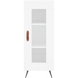  Komoda sjajna bijela 34,5 x 34 x 90 cm od konstruiranog drva | shoptok.hr