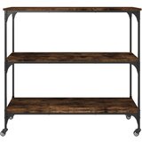  Kuhinjska kolica boja hrasta 102 x 50 x 95 cm konstruirano drvo | shoptok.hr