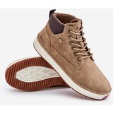 Big Star Lace-up men's ankle boots Big Star Hi-Poly System brown Cijene
