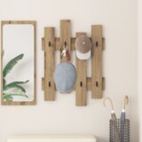 vidaXL Nadwyčajna obešalnik za plašče Obrtniški hrast 60 x 3 x 82 cm | Shoptok.si