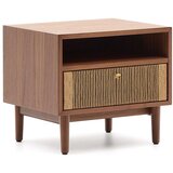 Kave Home Smeđi noćni ormarić u dekoru oraha Elan – | shoptok.hr