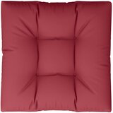  Jastuk za palete crvena boja vina 80 x 80 x 12 cm od tkanine | Eponuda.com