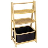 Wenko Crna/u prirodnoj boji od bambusa kupaonska polica 44x80 cm Ecori – | shoptok.hr
