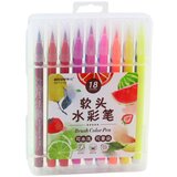  Watercolor Markers in Organizer Colored Set of 18 Pcs | shoptok.hr