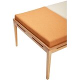 Hübsch Oranžna/kremno bela klop Amber – | Shoptok.si