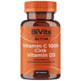 BiVits activa vitamin c 1000 cink vitamin D3 1000 Cene