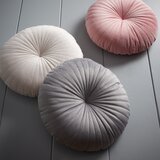 Catherine Lansfield Ukrasni jastuk od samta ø 40 cm Round Soft Touch – | shoptok.hr