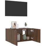  Zidni TV ormarić s LED svjetlima boja hrasta 60x35x31 cm | shoptok.hr