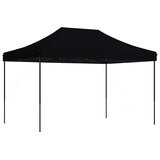 Sklopivi prigodni šator za zabave crni 410 x 279 x 315 cm | shoptok.hr