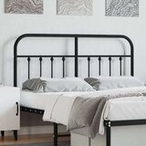  Metalno zamjensko uzglavlje crno 140 cm - Crna 140 cm 1 | shoptok.hr