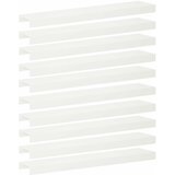 Profil za rubove vrta 10 kom. 100 x 20 x 5 cm Čelik Bijela | shoptok.hr