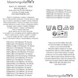 Bloomingville Mini Otroška odeja iz recikliranega bombaža 130x160 cm Cherry – | Shoptok.si
