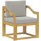  2 Komad Set vanjskih sofa Poliester Bijela i svijetlosiva | shoptok.hr