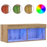  Set TV komoda Zidne 2 pcs Umjetnički hrast 80 x 30 x 30 cm | Eponuda.com