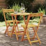 vidaXL 3 Dijelni Sklopivi Bistro Set Čvrsto Drvo Akacija | shoptok.hr