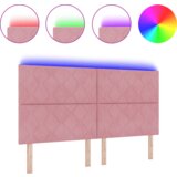  LED glava postelje Roza 180 cm Umjetno usnje, (5000142407) | Shoptok.si