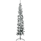  Tanka umjetna polovica božićnog drvca sa snijegom 240 cm | shoptok.hr