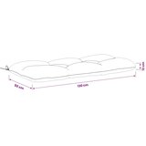  Jastučić za klupu VIANEN 100% poliester Crvena 130 x 50 x 12 cm - Crvena 130 x 50 x 12 cm | shoptok.hr