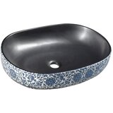 Sapho Črn/moder keramičen umivalnik 60x40 cm Priori – | Shoptok.si