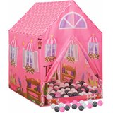  Dječji šator za igru s 250 loptica ružičasti 69 x 94 x 104 cm | shoptok.hr