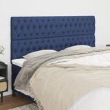  Uzglavlje plavo 200x7x118/128 cm tkanina | shoptok.hr