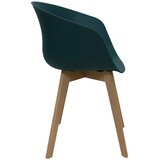 MID.YOU SET NASLANJAČEV, les, umetna masa temno zelena | Shoptok.si