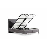 Hanah home bračni krevet visage 140 x 200 dark grey