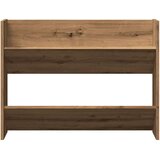 vidaXL Stenska omara za čevlje artisian hrast 80x18x60cm iverna plošča | Shoptok.si
