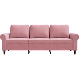  Trosjed ružičasti 180 cm baršunasti | shoptok.hr