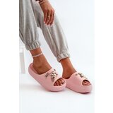 Boto Women's Lightweight Foam Slides with Pink Decorations Orchia | ePonuda.com