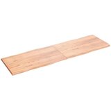 Stolna ploča svjetlosmeđa 200x60x(2-4) cm obrađena hrastovina | shoptok.hr