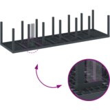  15-dijelni set za jelo u vrtu Antracit Poliratan | shoptok.hr