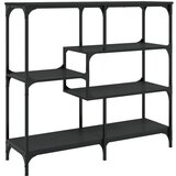 Maison Chic konzolna miza - miza ob steni črna 103x32x95 cm inženirski les, (21785955) Cene