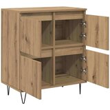vidaXL Stranske omare 3 pcs artisan hrast 180 x 35 x 70 cm | Shoptok.si