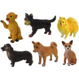  Set of 6 Figures Purebred Dogs Famous Dog of the World | shoptok.hr