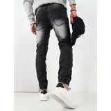 DStreet Spodnie męskie jeansowe joggery czarne | Eponuda.ba
