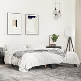 Furnova Posteljni okvir črn 160x200 cm inženirski les in kovina, (21942260) Cene
