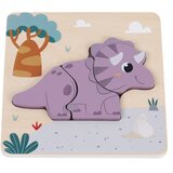 Pino 3D Drvena slagalica Triceratops. 4 dela Cene