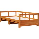  Dnevni krevet bez madraca voštano smeđi 80 x 200 cm od borovine | shoptok.hr