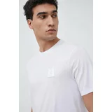 Armani Exchange Pamučna majica boja: bijela, s aplikacijom