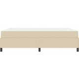 vidaXL Krevet s opruga kutije Krem, Crna 160 x 200 cm | shoptok.hr