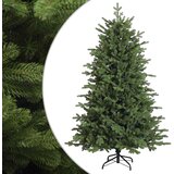 Umjetno božićno drvce s nogom 150 cm PVC i metal Zelena | shoptok.hr