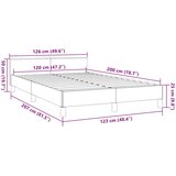  Okvir kreveta s uzglavljem bez madraca crni 120x200 cm | shoptok.hr