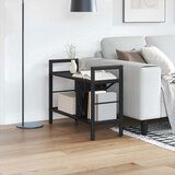 vidaXL Polica Crni hrast 75 x 30 x 58,5 cm Konstruirano drvo | shoptok.hr