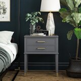 CosmoLiving by Cosmopolitan Tamno sivi noćni ormarić Westerleigh – | shoptok.hr